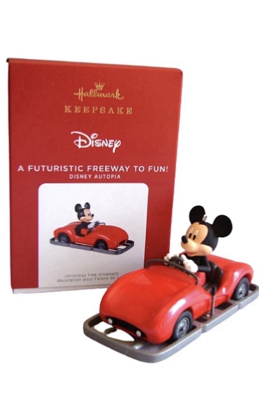 Hallmark A Futuristic Freeway To Fun Disney Autopia Keepsake Ornament 2021 New